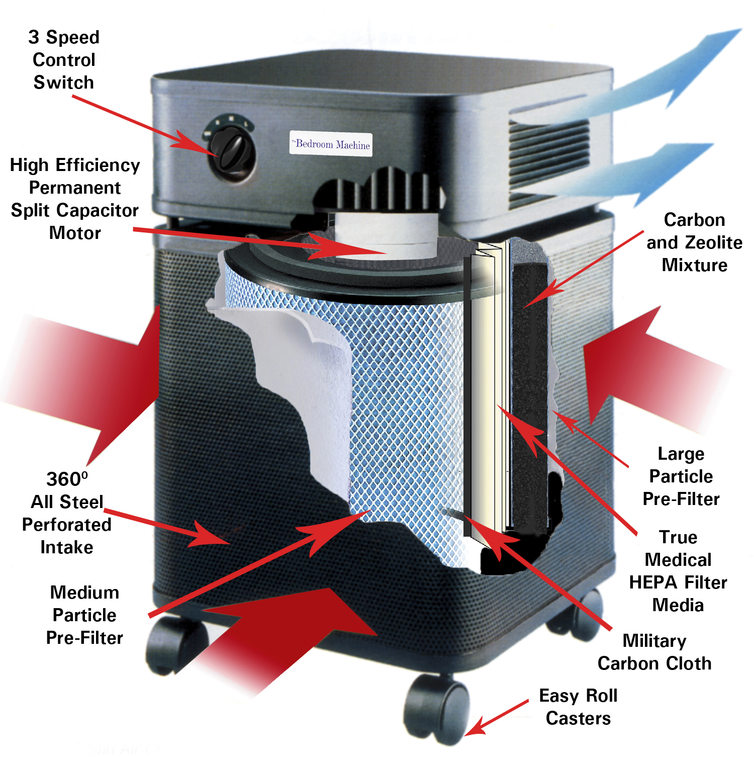 Cutaway View of Allergy Machine